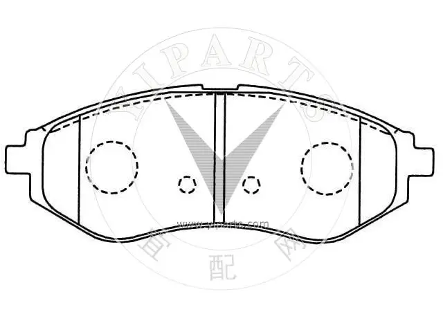 DYKL 96534653 Factory Supply High Temperature Resistance Brake Pads for Chevrolet AVEO Hatchback AVEO Saloon