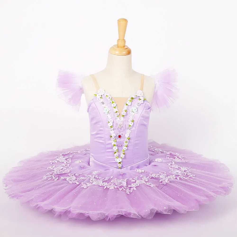 T0119 Girls Performance Romantic Ballerina Skirt Tutu Ballerina Tutu