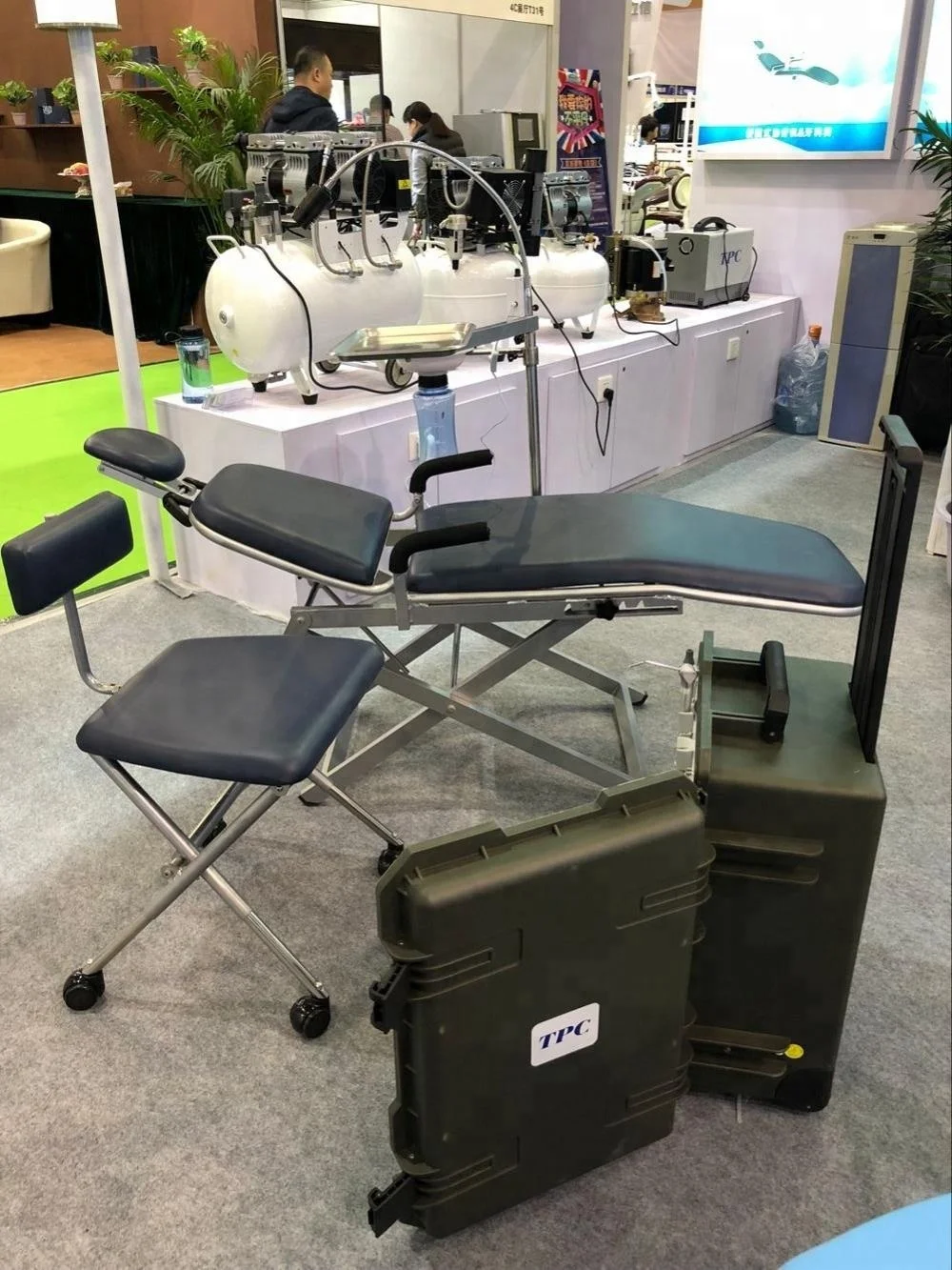 TPC Portable Unit Dental Foldable Chair Easy Folding  Dentist Stool