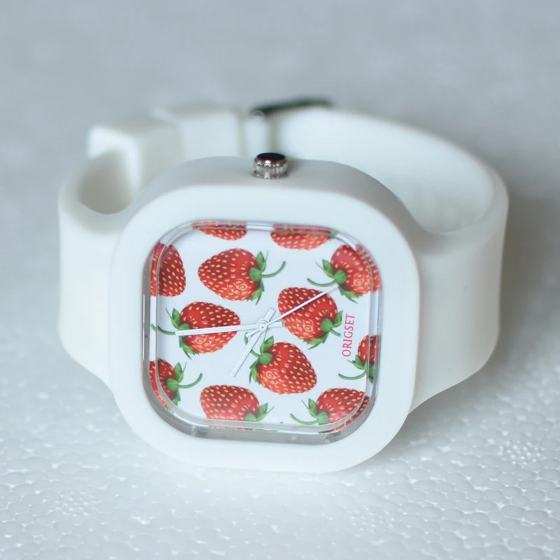 Newest 5ATM Waterproof TOP Quality Watch Custom Jelly watch Unisex  2 sizes Silicon Watch hot 2024