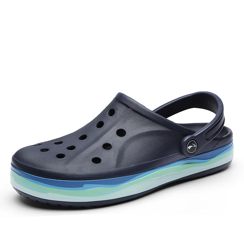 Лидер продаж, модные летние пляжные мужские сабо