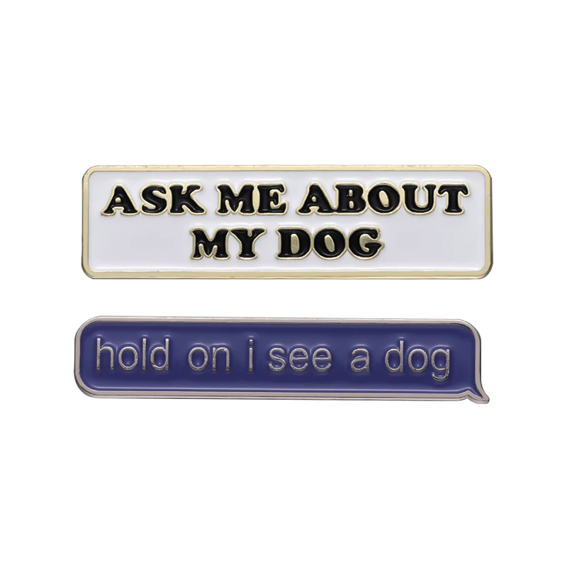 Эмалированные Значки для собак