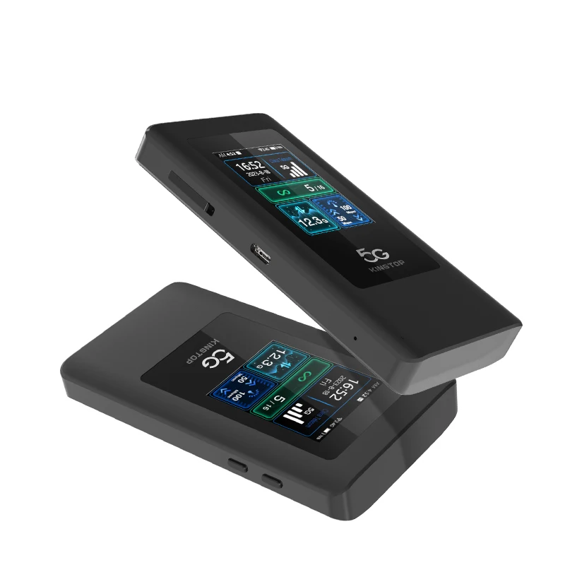 Карманный маршрутизатор KINGTOP Gigabit LTE 5 г SIM-карта Мобильная точка доступа 4 широкополосный порт WAN функция передачи данных USB