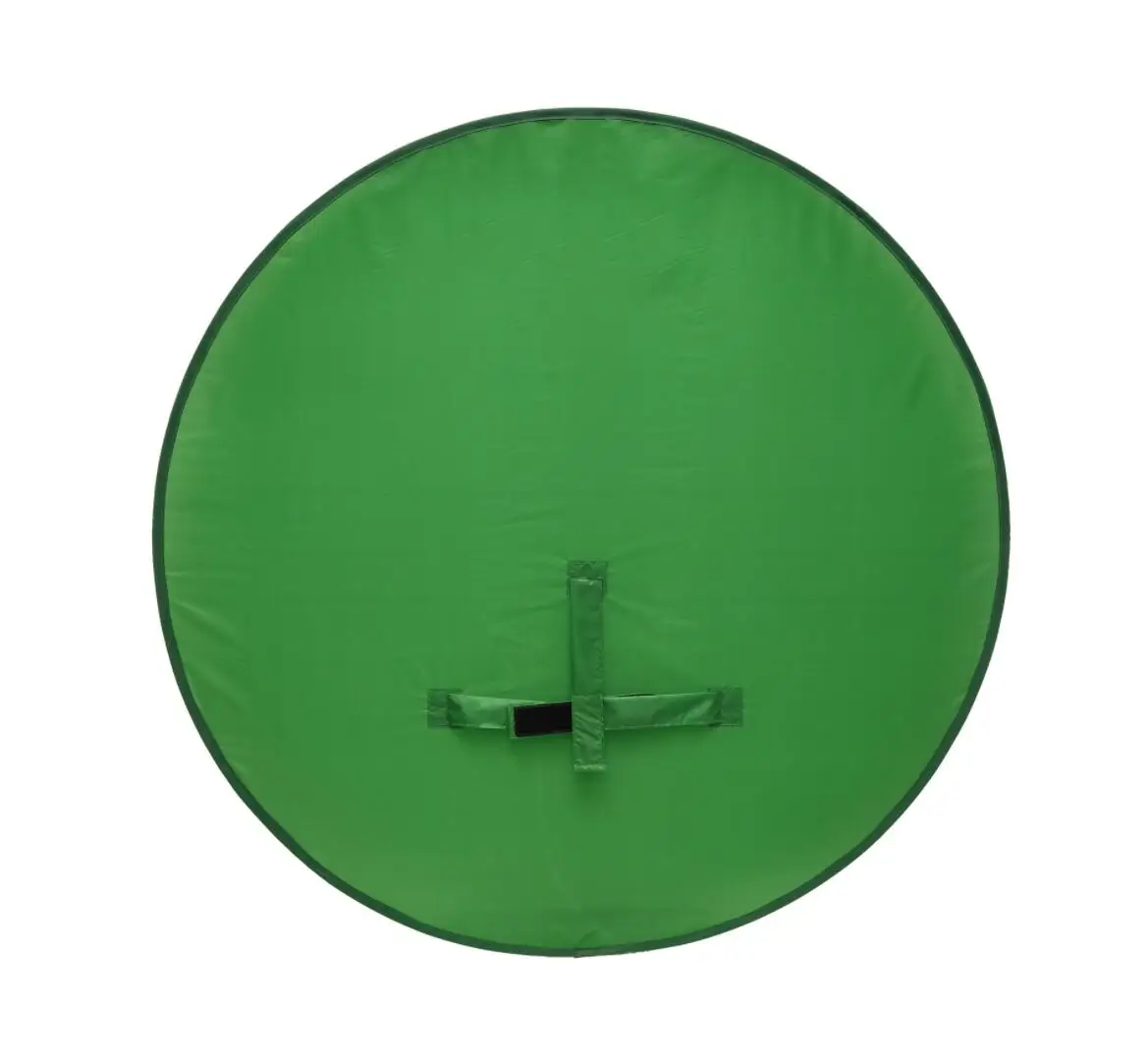 75cm collapsible portable webcam background chroma key greenfor video chats zoom skype backdrop video call