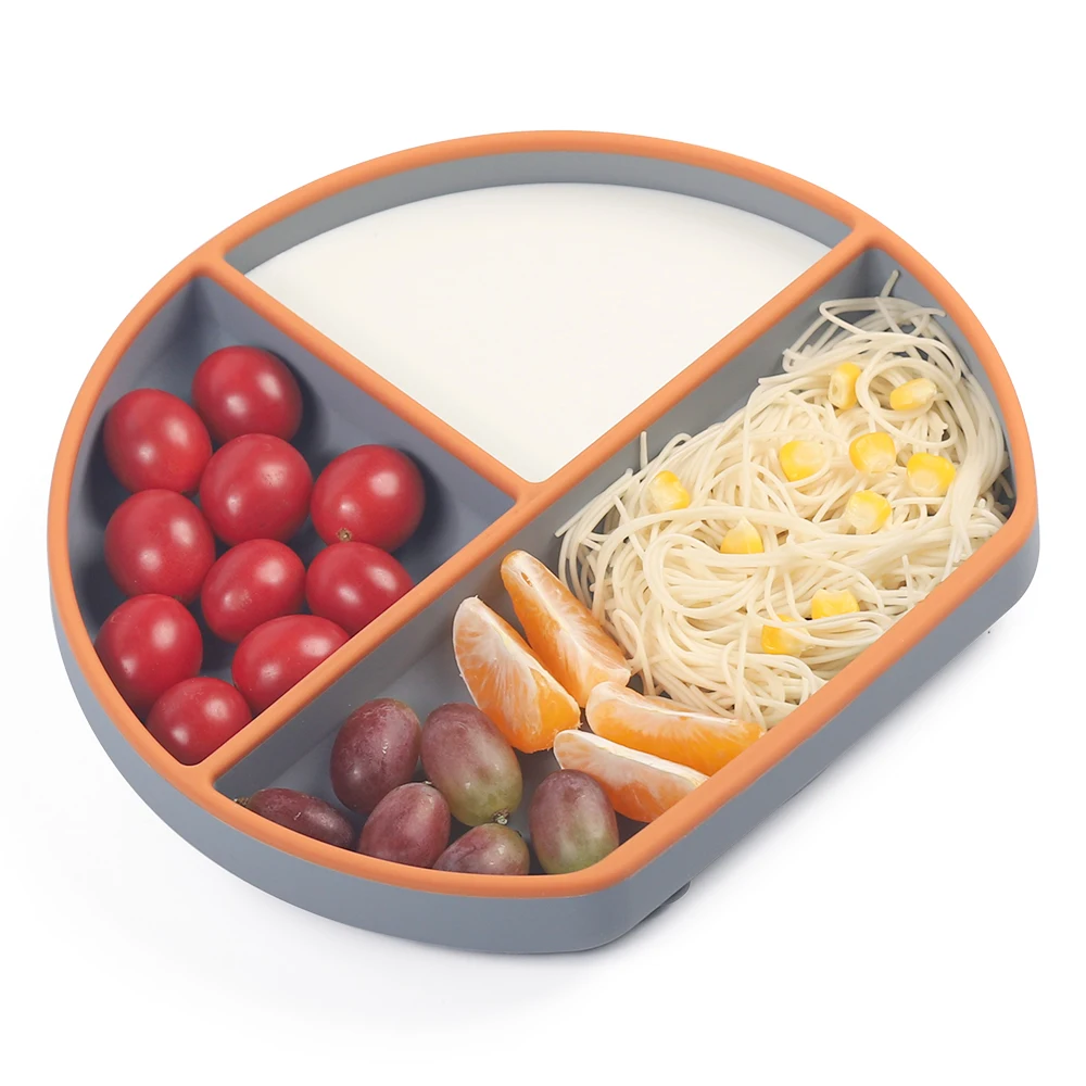 Newsun Other Silicone Kids Dining Feeding Products Dinnerware Sets Baby Suction Plates
