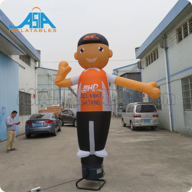 Mini Inflatable Sky Air Dancer Dancing Man / Inflatable Wave Desktop Air Dancer / Human Air Dancer