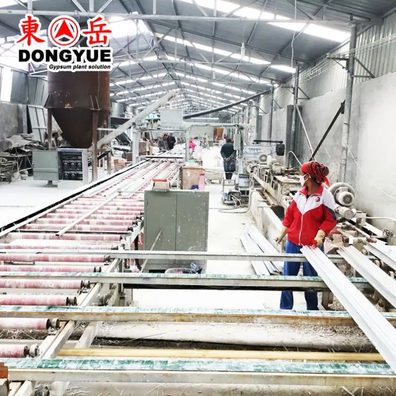 
plaster decorative cornice plant/gypsum cornice production equipment 