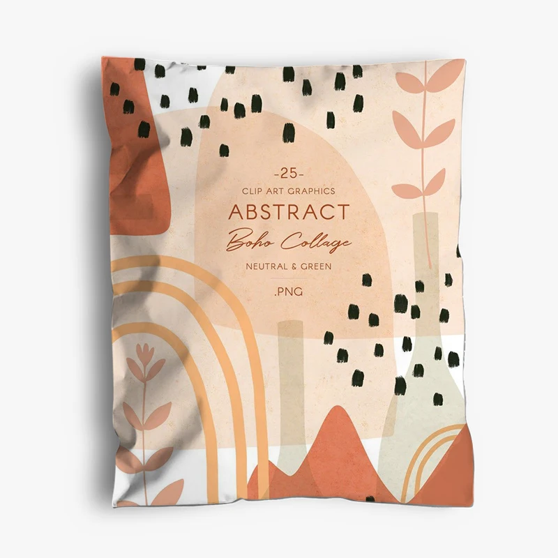 Custom Printed Personalized 25*35 Small Polymailer Thank You Poly Mailers Envelope Postage Mailing Shipping  Clothes Bags