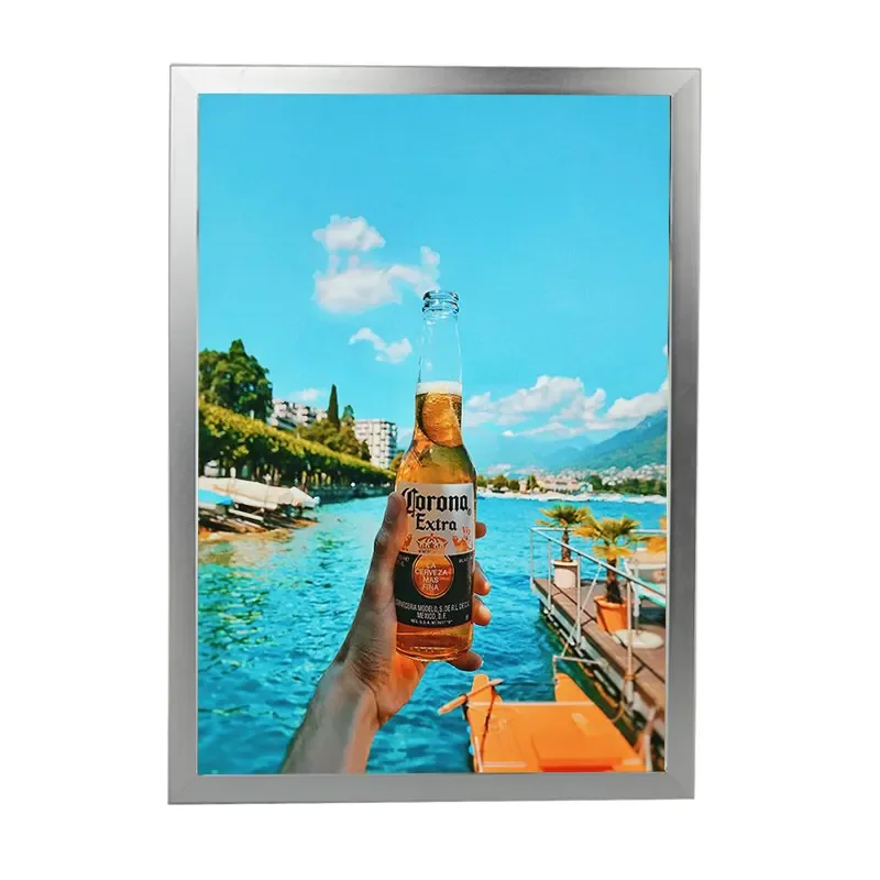 Framed Movie Poster Advertising Light Box Aluminum Snap Frame Led Light Box Hotel Shopping Mall Light Box