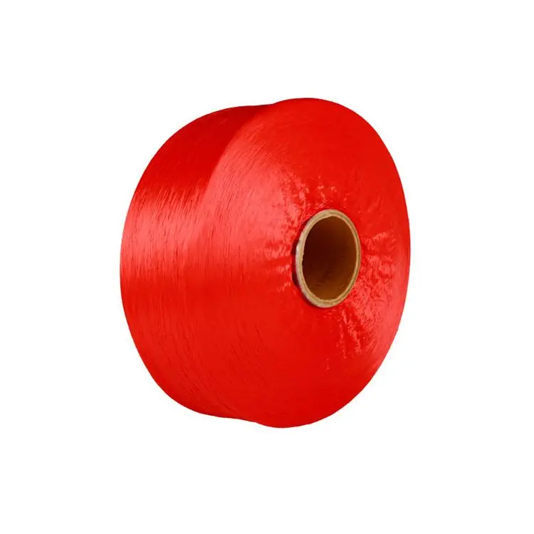 Wholesale High Quality Recycled Polyester Filament Yarn Custom Design Poy Yarn Dope Dyed Sewing Thread For Fabric