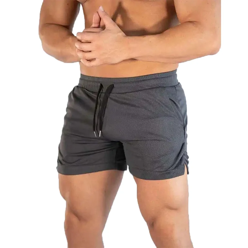 OEM Mens Gym Shorts With Pockets Double Men Workout Shorts Top Sale Men Sports Shorts