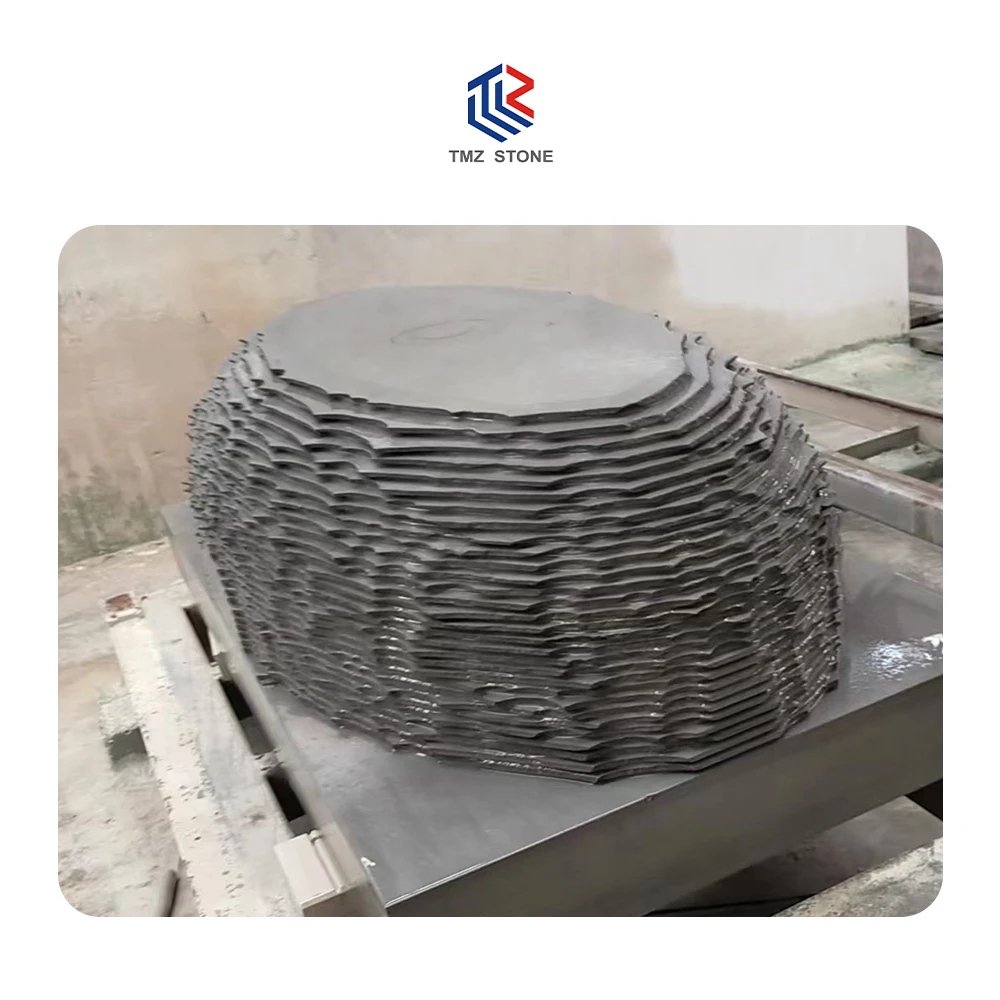 TMZ OEM/ODM Customization Design Natural Stone Marble Travertine Granite Bath Tub for Home Decoration