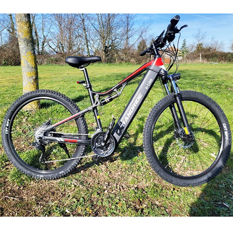 RANDRIDE YG90 Mtb Bicicleta 1000W электрический горный велосипед готов для езды по бездорожью