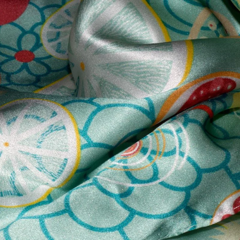 16 мм 19 22 25 шелковая ткань 100% с принтом