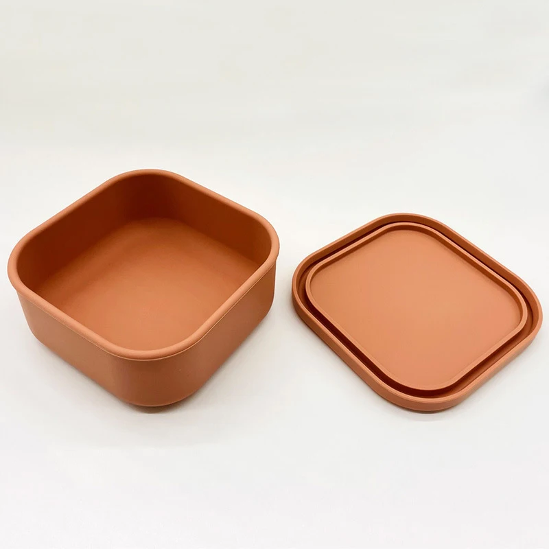 100% Food-grade Silicone Kids Bento Box With Lid Children Lunch Box Lunchbox Kids