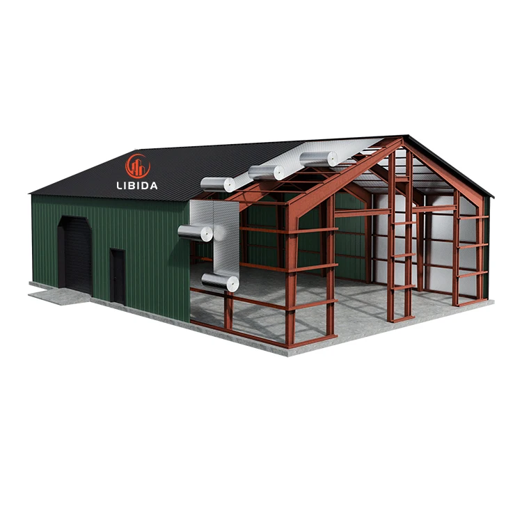 Prefabricated Steel warehouse / workshop / hangar / hall steel structure price