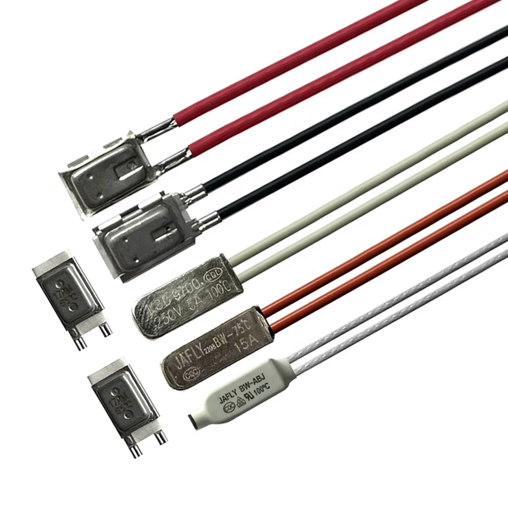 JIHUI Bimetal Thermostat Overload Thermal Protector for Car Window Lift Wiper Motor