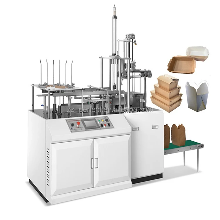 Factory price take away pack box paper food box making machine