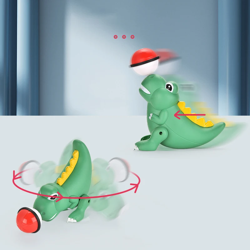 GCC Cute plastic wind up toy acrobatic top ball dolphin animal simulation toy for kids gifts