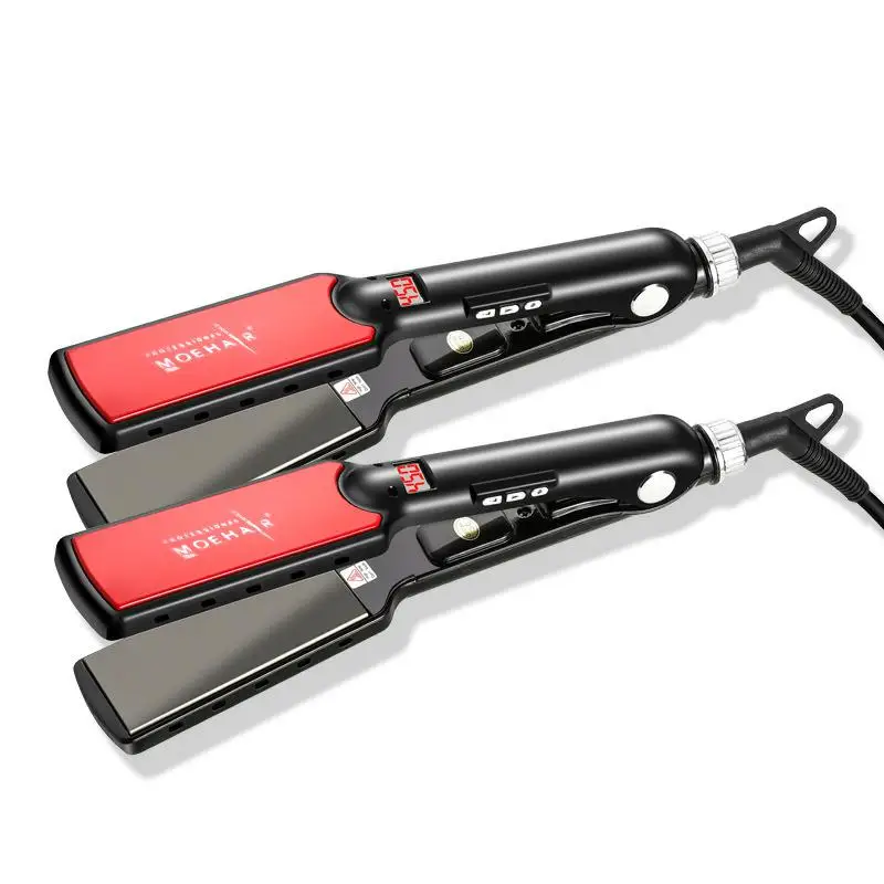 Household Hair Straightener Professional Hair Straighten Flat Iron Permanent Hair Straightening With Temperature Display