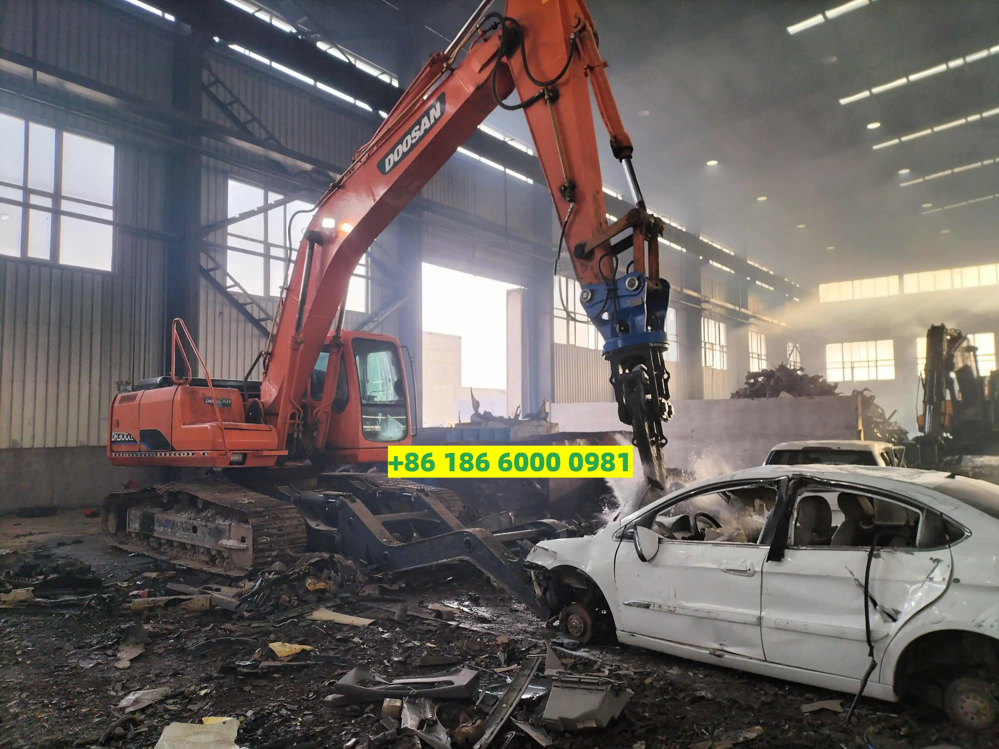 HOMIE attachments excavator hydraulic attachment dismantle cutter hydraulic car scrap shear for sale