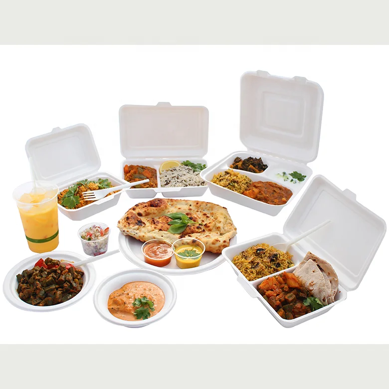 Поставщик одноразовых тарелок и столовых приборов 100% компостируемых 9-дюймовых сверхпрочных багасса