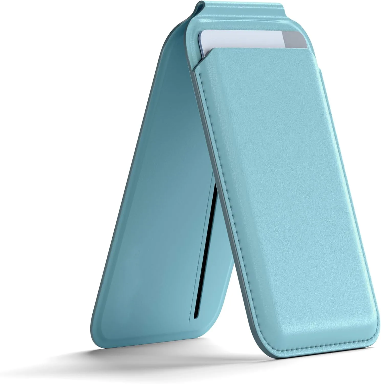 Waterproof Leather Phone Pouch with Storage Card Holder Mobile Accessory Case for Phones 15 & 16 for Credit Card Use