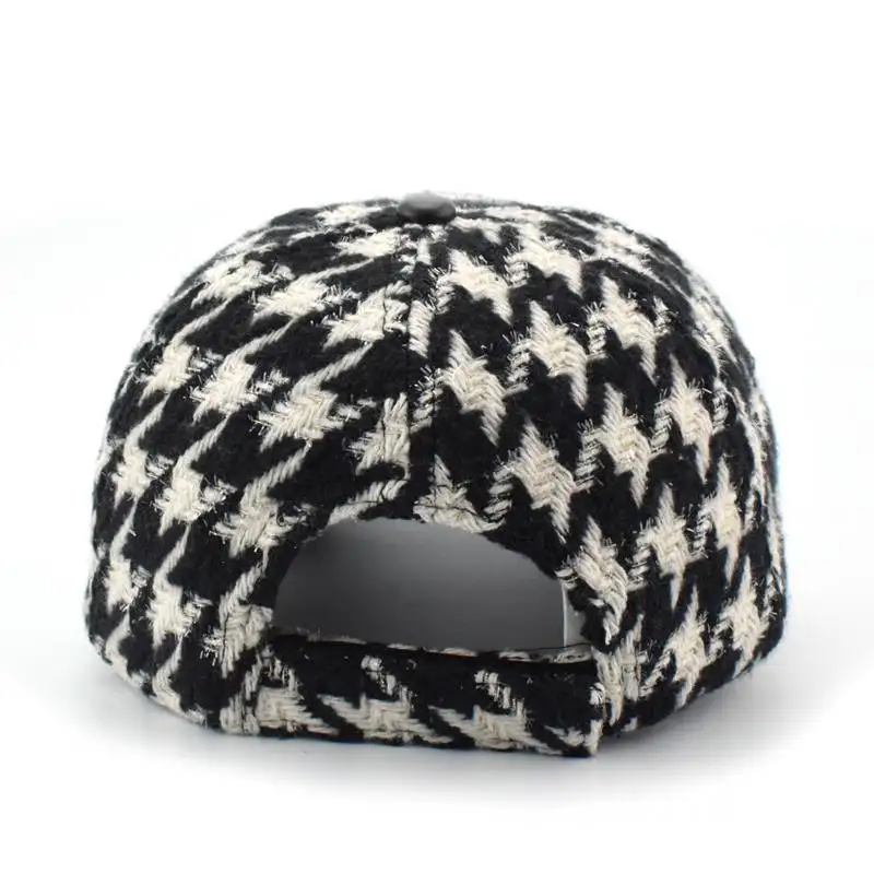 Custom Embroidery LOGO Wool Fur Warm Outdoor Wool Cap For Men Unisex Winter Gorras Baseball Hat