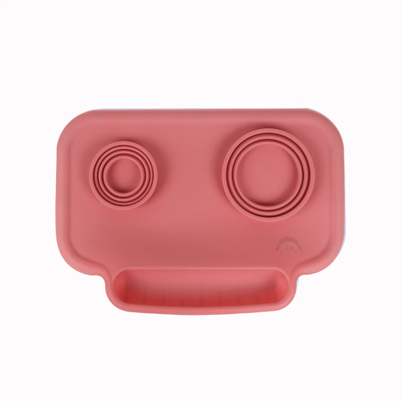 Wholesale Mini Size Bpa Free Silicone Feeding With Strong Suction Cup Baby Placemat