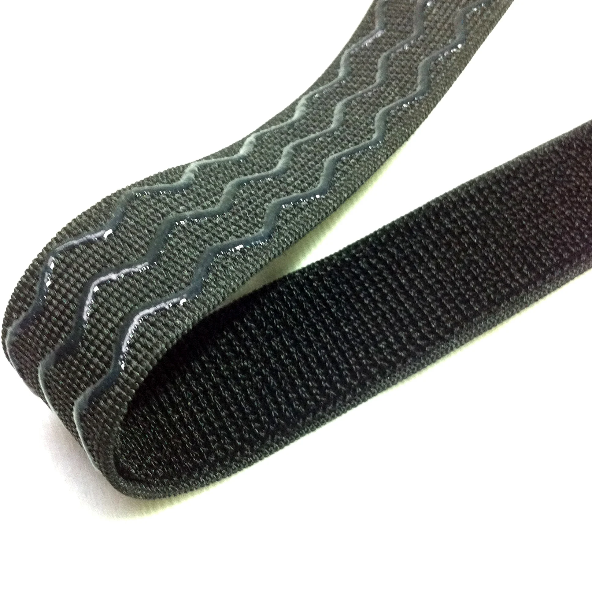 Custom Non-Slip Silicone Hook and Loop Elastic Band High Quality Tapes for Secure Fastening