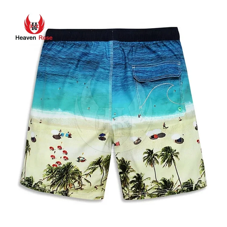 Long Durable Premium Quality Reasonable Price Triangle Net Mesh Board Shorts For Swimming