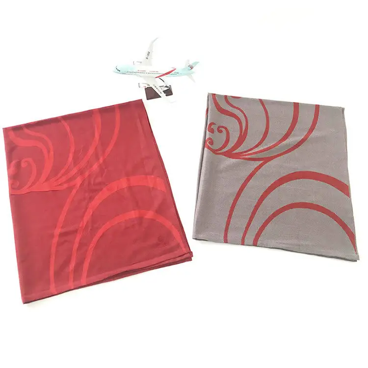 Hot Sale 100% Polyester Airline Blanket Coach Business Class Airplane Blanket Aircraft Polar Blanket