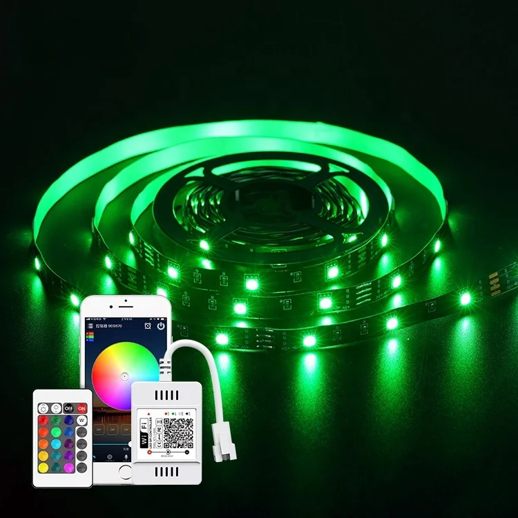 Wholesale new arrival Led Light Stirp 12v Bluetooth Remote Control Decoration Lighting SMD5050 Profile RGB Lighting Luz De Led