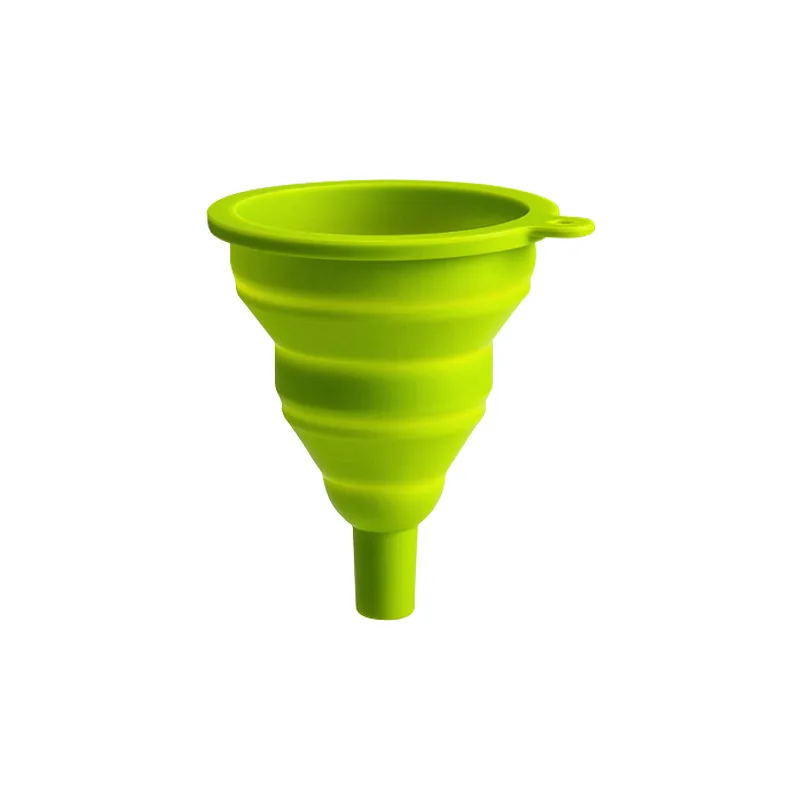 Best Quality Multiple Colour Silicone Collapsible Funnel Kitchen Funnel Silicone Collapsible Funnel