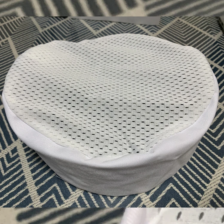 2025 New Style Eco-friendly Soft Comfortable Cotton/polyester Fabric Breathable Chef Hat Black Color Phill