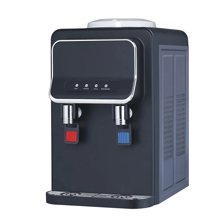 Custom Electric Filtration Table Top Hot and Cold Water Dispenser with Refrigerator