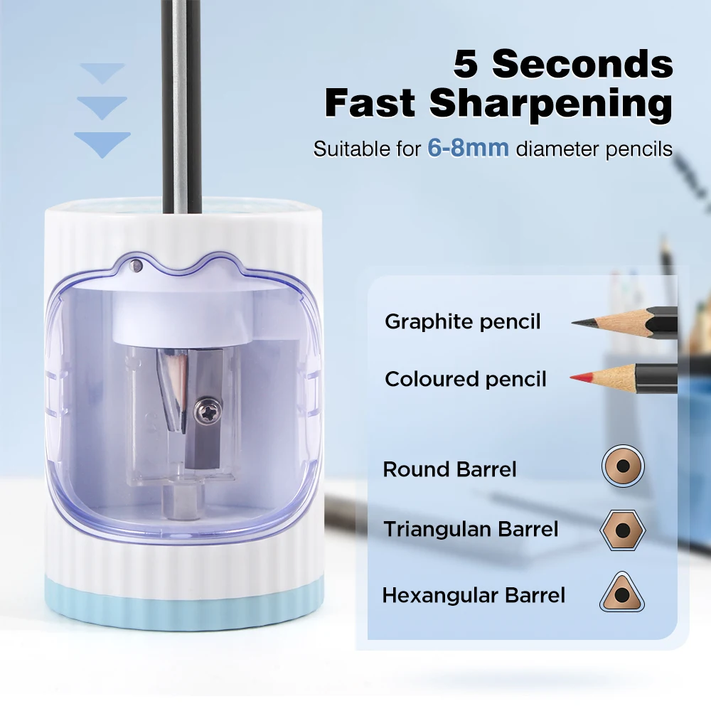 School Office Supplies Huisheng Wholesale Cartoon Animals Plastic Pencil Mini Cute Electric Pencil Sharpener