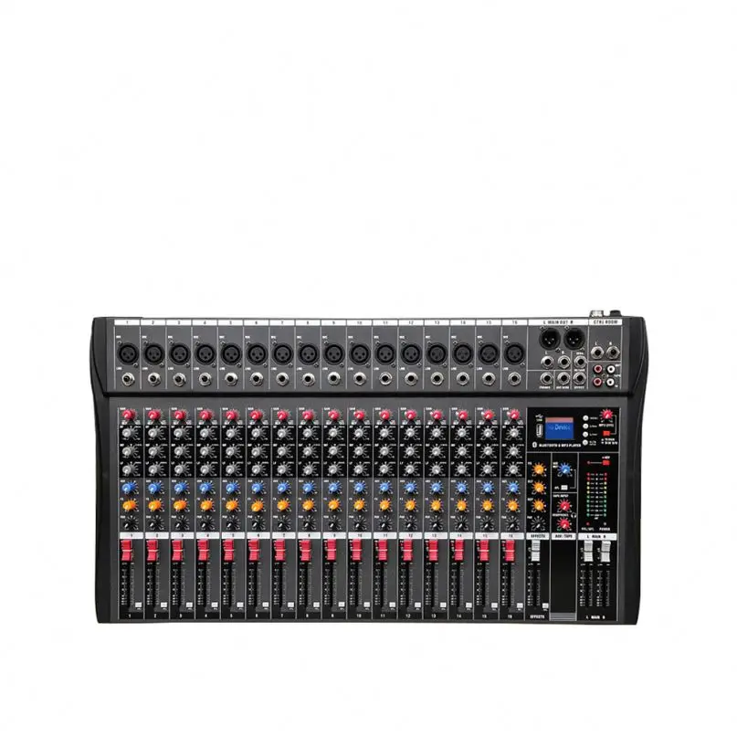New Style Full Size Digital 12 Channels Audio Mixer Professional Amplifier