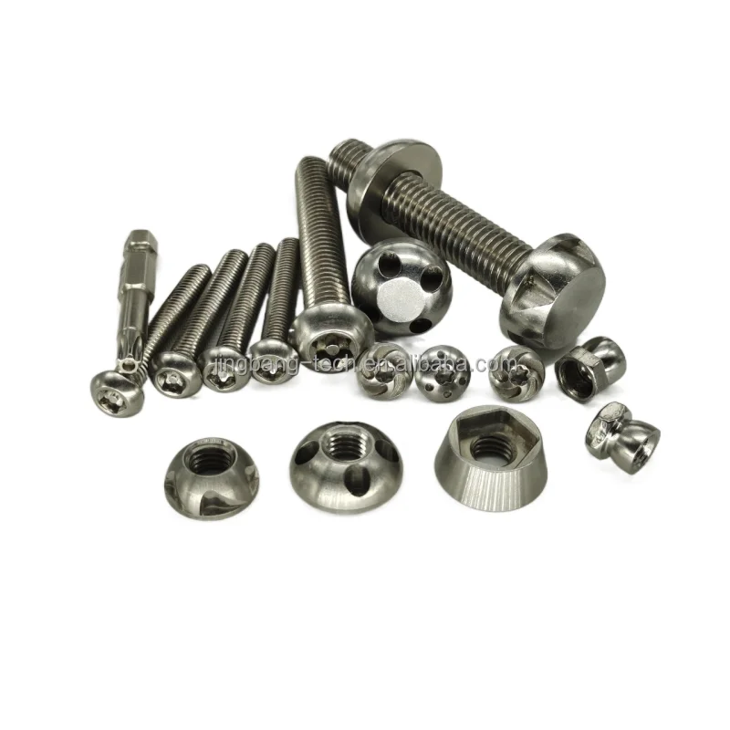 Security Anti Theft Head Anti-Theft Torx Lock Tamper Proof Wheel Secured Antitheft Stainless Steel Pan Button Screw Bolt Nut