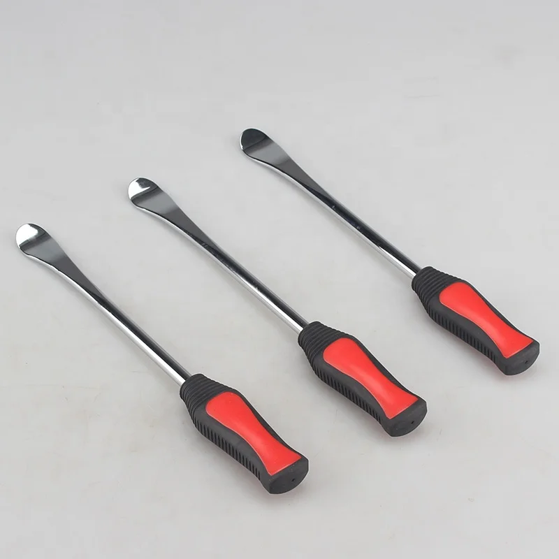 14.5 Inch Long Tire Spoon Levers Repair Iron Tool Kit with Rim Protector for Auto Bicycle Motorcycle