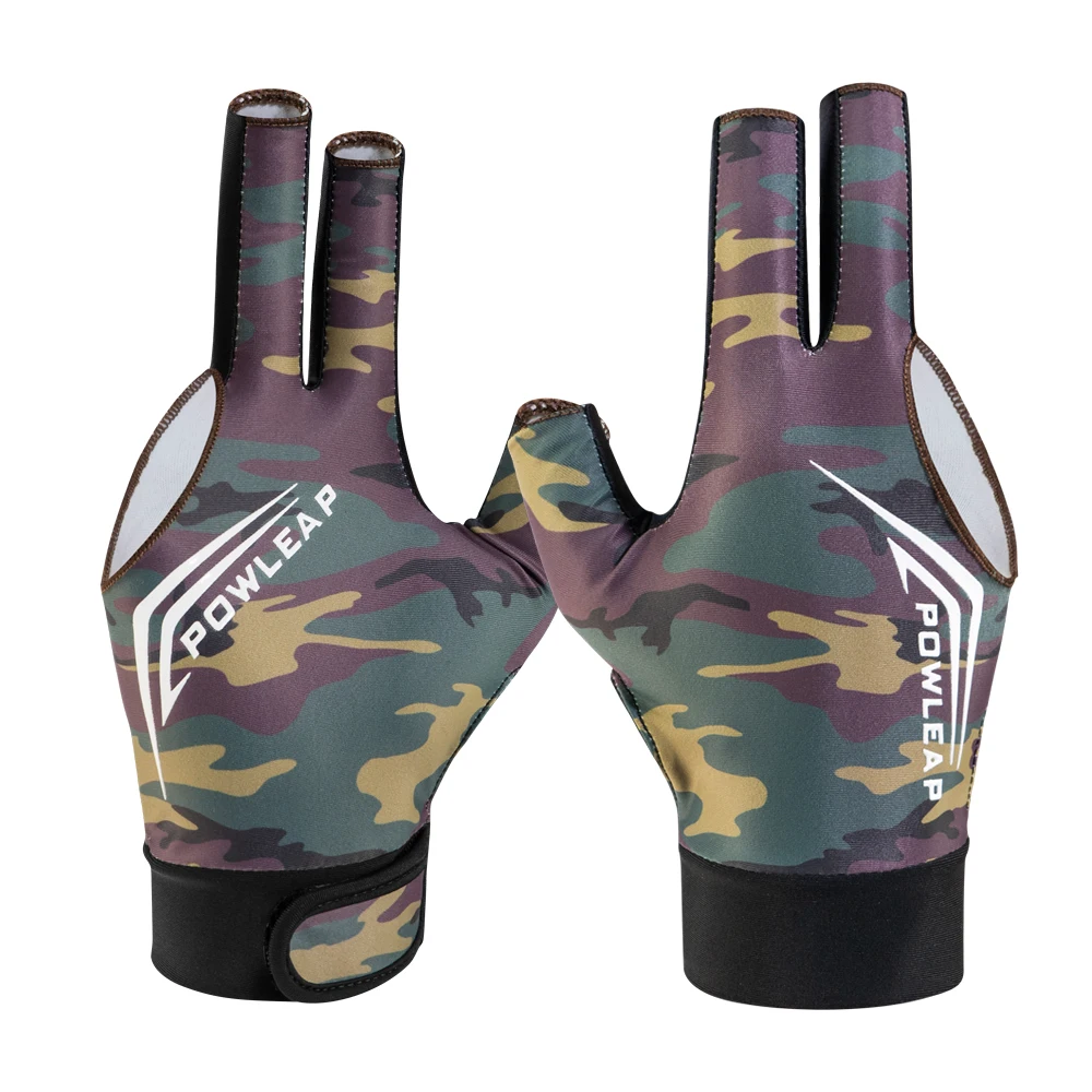 OEM ODM Billiard Accessory Snooker Pool Cue Three Finger Billiard Gloves For Left Hand And Right Hands