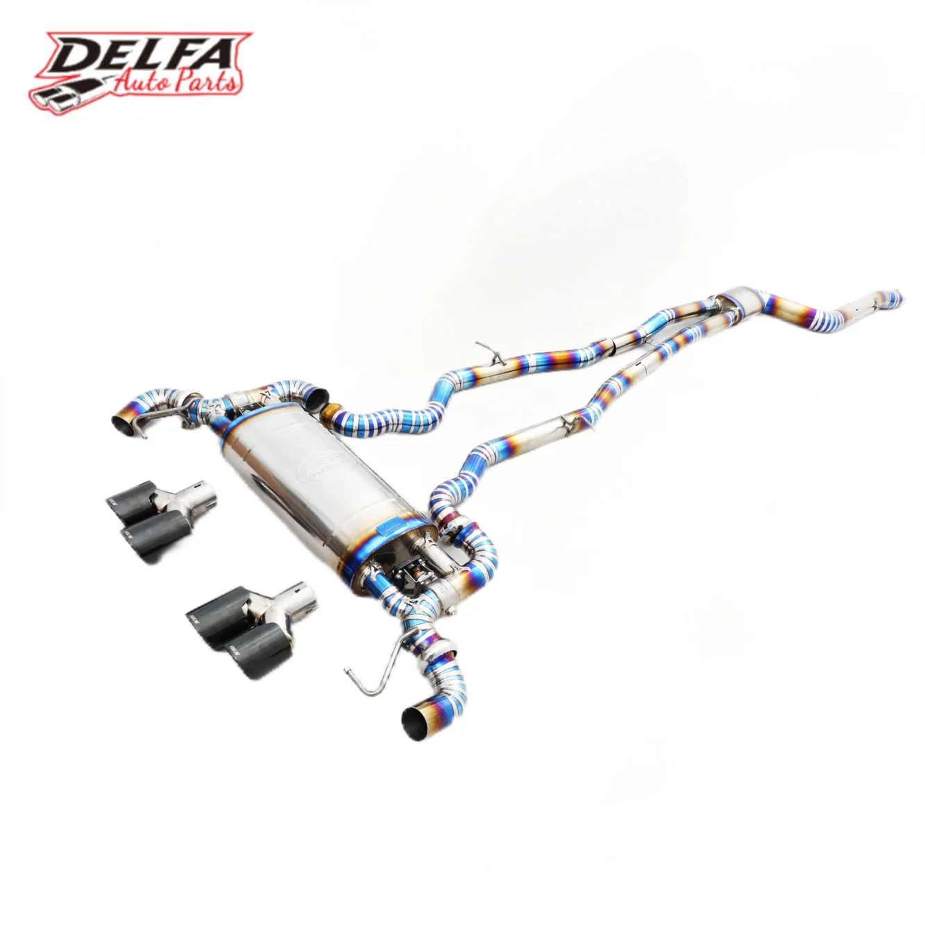 Выпускная труба для выхлопной трубы Delfa Catback BMW 540/540i 3 0 Т 2017-2023 из титанового сплава глушитель системы