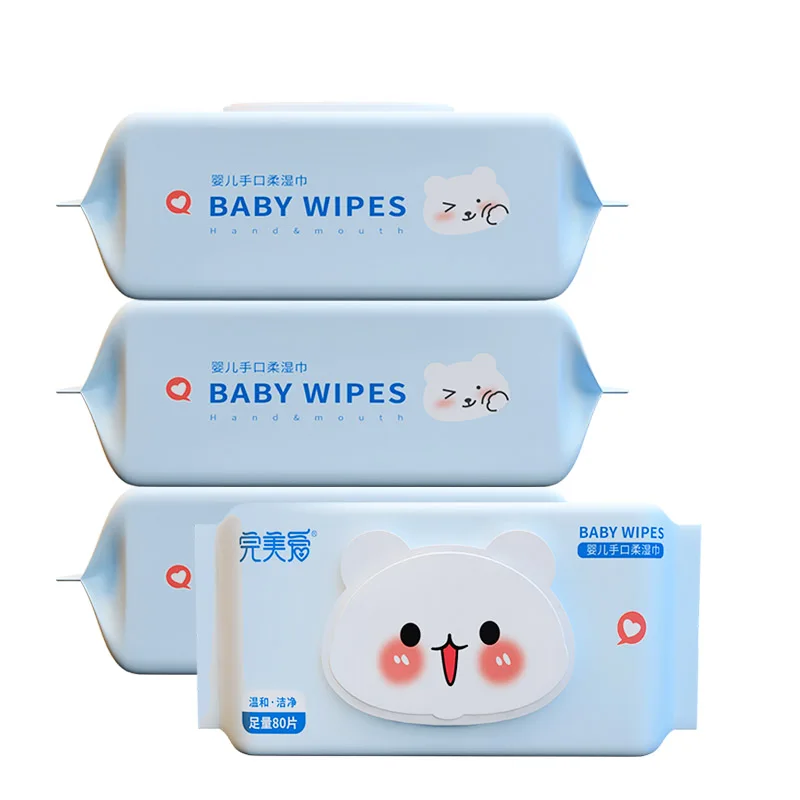 2024 Baby wet wipes rolls Natural Soft Organic Water Wet Baby Wipes for Baby