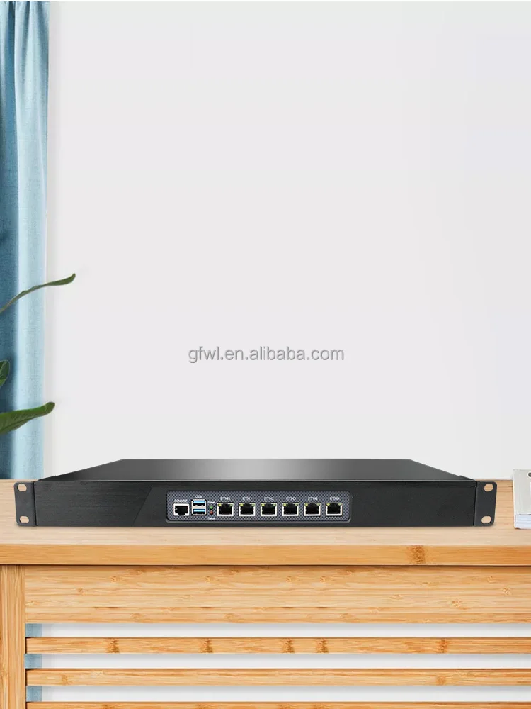 Guanfeng N5105 1U 6 i225 2.5G Lan Soft Router Barebone Linux X86 Security Enterprises Hardware Wifi Firewall Router Appliance