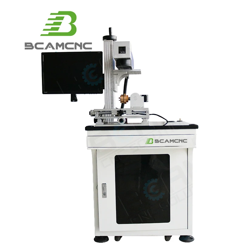 Mopa JPT Color Mask 100w 3D dynamic Marker Raycus Metal fiber laser 20W 30W 50W fiber laser marking machine with rotary