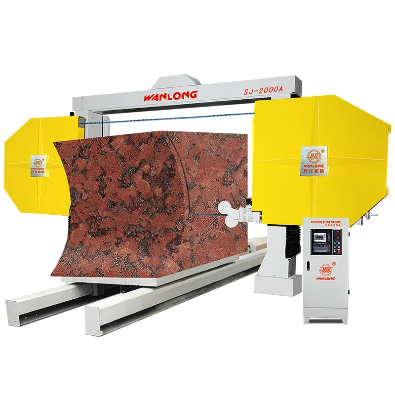 Automatic granite stone block Stone Cutting Machine CNC Shaping Machine Diamond Wire Saw Cutting Machine