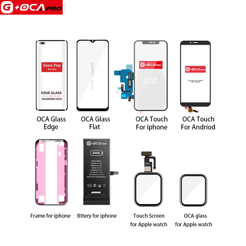 OCA стекло для iPhone оптом Переднее мобильного телефона с
