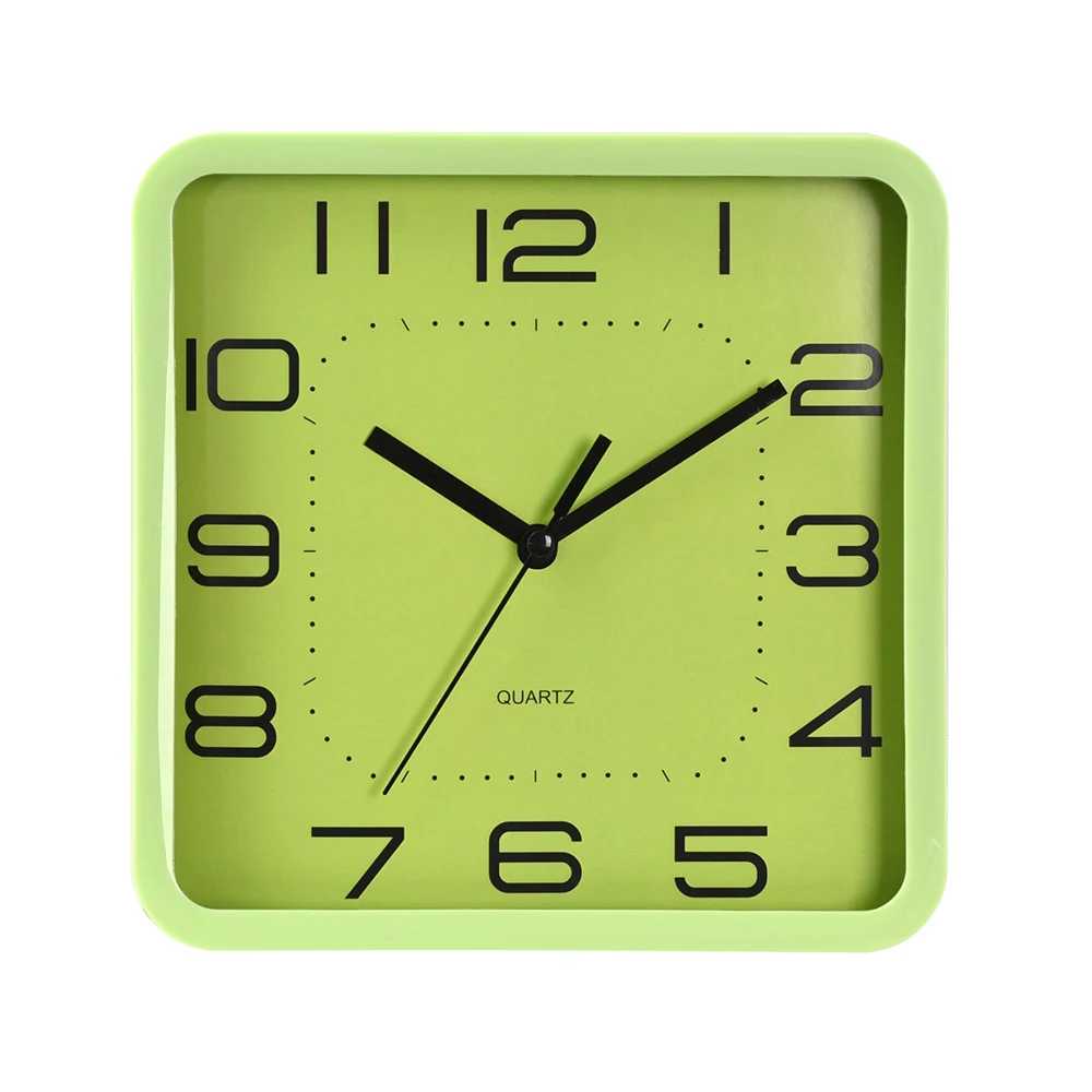 2023 best selling classical designed square plastic wall clock