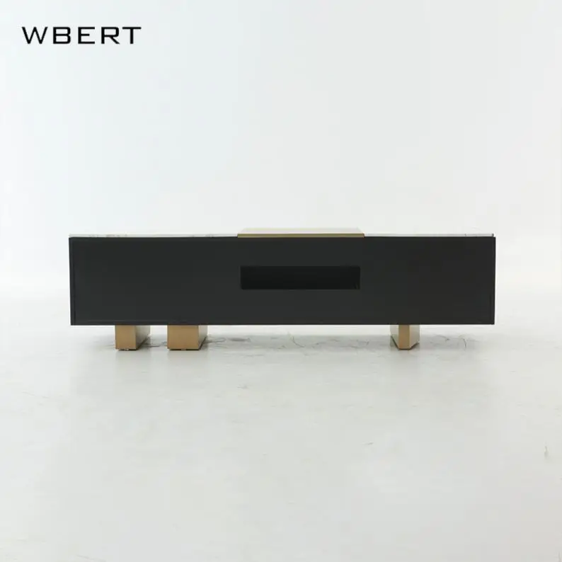 WBERT Italian Luxury Solid Wood TV Cabinet for Hotel Guest Room Modern Simple Entrance  Living Room Apartment Decoration Cabinet