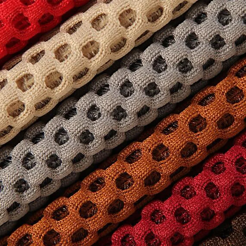 Recycled Cheap Price Knitted Square Hole 3D Air Mesh Fabric For Motorcycle Seat Cover